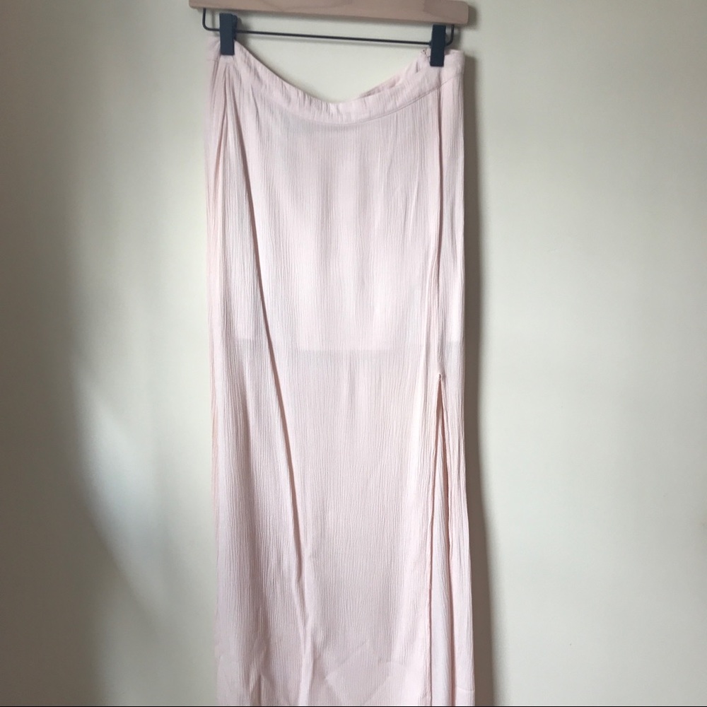 Forever 21 Light Pink Maxi Skirt